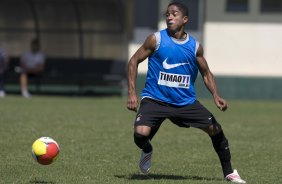 Durante o treino do Corinthians realizado esta manh no Spa Sport Resort, na cidade de Itu, interior de So Paulo. O Corinthians joga amanh domingo, 12/04 a tarde, pelo Campeonato Paulista 2009 o primeiro jogo da semi-final contra o So Paulo, no estdio do Pacaembu