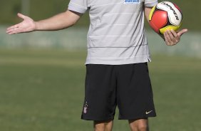 Durante o treino do Corinthians realizado esta tarde no Spa Sport Resort, na cidade de Itu, interior de So Paulo. O Corinthians joga domingo, 12/04 a tarde, pelo Campeonato Paulista 2009 o primeiro jogo da semi-final contra o So Paulo, no estdio do Pacaembu