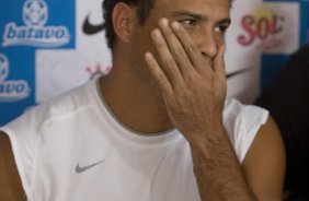 Durante o treino do Corinthians realizado esta tarde no Spa Sport Resort, na cidade de Itu, interior de So Paulo. O Corinthians joga domingo, 12/04 a tarde, pelo Campeonato Paulista 2009 o primeiro jogo da semi-final contra o So Paulo, no estdio do Pacaembu
