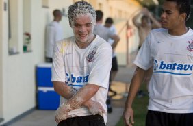 Durante o treino do Corinthians realizado esta tarde no Spa Sport Resort, na cidade de Itu, interior de So Paulo. O Corinthians joga domingo, 12/04 a tarde, pelo Campeonato Paulista 2009 o primeiro jogo da semi-final contra o So Paulo, no estdio do Pacaembu