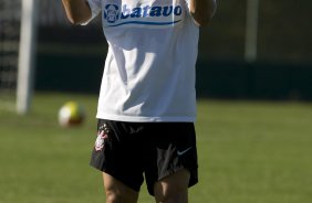 Durante o treino do Corinthians realizado esta tarde no Spa Sport Resort, na cidade de Itu, interior de So Paulo. O Corinthians joga domingo, 12/04 a tarde, pelo Campeonato Paulista 2009 o primeiro jogo da semi-final contra o So Paulo, no estdio do Pacaembu