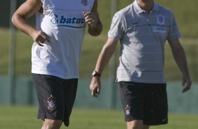Durante o treino do Corinthians realizado esta tarde no Spa Sport Resort, na cidade de Itu, interior de So Paulo. O Corinthians joga domingo, 12/04 a tarde, pelo Campeonato Paulista 2009 o primeiro jogo da semi-final contra o So Paulo, no estdio do Pacaembu