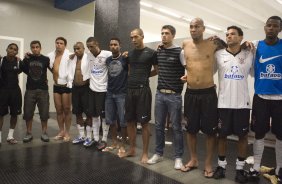 CORINTHIANS/SP X SAO PAULO/SP- em um lance da partida realizada esta tarde no estdio do Pacaembu, zona oeste da cidade, no primeiro jogo das semi-finais do Campeonato Paulista de 2009