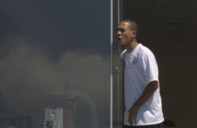 Durante o treino do Corinthians realizado esta manh em uma academia na cidade de Campo Grande, como preparao para o jogo de domingo, 19/04, a tarde, no Morumbi, contra o So Paulo, jogo de volta vlido pelas semi-finais do Campeonato Paulista 2009
