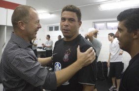 SAO PAULO/SP X CORINTHIANS/SP - em um lance da partida realizada esta tarde no estdio do Morumbi, zona sul da cidade, no segundo jogo pelas semifinais do Campeonato Paulista de 2009