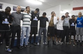 SAO PAULO/SP X CORINTHIANS/SP - em um lance da partida realizada esta tarde no estdio do Morumbi, zona sul da cidade, no segundo jogo pelas semifinais do Campeonato Paulista de 2009