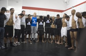 SAO PAULO/SP X CORINTHIANS/SP - em um lance da partida realizada esta tarde no estdio do Morumbi, zona sul da cidade, no segundo jogo pelas semifinais do Campeonato Paulista de 2009