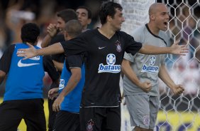 SAO PAULO/SP X CORINTHIANS/SP - em um lance da partida realizada esta tarde no estdio do Morumbi, zona sul da cidade, no segundo jogo pelas semifinais do Campeonato Paulista de 2009