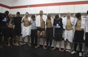 SAO PAULO/SP X CORINTHIANS/SP - em um lance da partida realizada esta tarde no estdio do Morumbi, zona sul da cidade, no segundo jogo pelas semifinais do Campeonato Paulista de 2009
