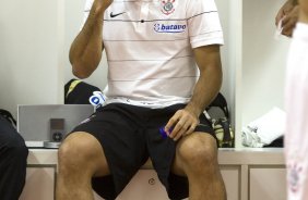 ATLETICO PARANAENSE/PR X CORINTHIANS/SP - nos vestiários antes da partida realizada esta noite no estádio da Arena da Baixada, em Curitiba, no jogo de ida válido pelas oitavas-de-final da Copa do Brasil 2009