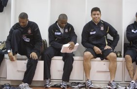 ATLETICO PARANAENSE/PR X CORINTHIANS/SP - nos vestirios antes da partida realizada esta noite no estdio da Arena da Baixada, em Curitiba, no jogo de ida vlido pelas oitavas-de-final da Copa do Brasil 2009