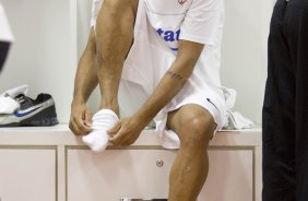 ATLETICO PARANAENSE/PR X CORINTHIANS/SP - nos vestiários antes da partida realizada esta noite no estádio da Arena da Baixada, em Curitiba, no jogo de ida válido pelas oitavas-de-final da Copa do Brasil 2009