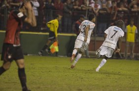 ATLETICO PARANAENSE/PR X CORINTHIANS/SP - em um lance da partida realizada esta noite no estádio da Arena da Baixada, em Curitiba, no jogo de ida válido pelas oitavas-de-final da Copa do Brasil 2009