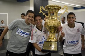 CORINTHIANS/SP X SANTOS/SANTOS - em um lance da partida realizada esta tarde no estádio do Pacaembu, zona oeste da cidade, na decisão do Campeonato Paulista de 2009