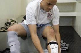 CORINTHIANS/SP X SANTOS/SANTOS - nos vestiários antes da partida realizada esta tarde no estádio do Pacaembu, zona oeste da cidade, na decisão do Campeonato Paulista de 2009