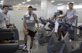 Durante o treino do Corinthians realizado esta manh no Parque So Jorge. O prximo jogo ser contra o Fluminense no Pacaembu, quarta-feira, 12/05 a noite, jogo da ida das quartas de final da Copa do Brasil 2009