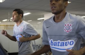 Durante o treino do Corinthians realizado esta manh no Parque So Jorge. O prximo jogo ser contra o Fluminense no Pacaembu, quarta-feira, 12/05 a noite, jogo da ida das quartas de final da Copa do Brasil 2009