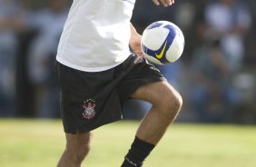 Durante o treino do Corinthians realizado esta tarde no Parque Ecolgico do Tiete. O prximo jogo ser contra o Fluminense no Pacaembu, amanh, quarta-feira, 13/05 a noite, jogo da ida das quartas de final da Copa do Brasil 2009