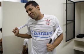 Durante o treino do Corinthians realizado esta tarde no Parque Ecolgico do Tiete. O prximo jogo ser contra o Fluminense no Pacaembu, amanh, quarta-feira, 13/05 a noite, jogo da ida das quartas de final da Copa do Brasil 2009