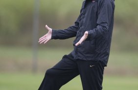 Durante o treino do Corinthians realizado esta tarde no Parque Ecolgico do Tiete. O prximo jogo ser contra o Botafogo no Maracan, domingo, 17/05 a noite, pelo Campeonato Brasileiro de 2009