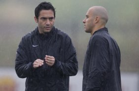 Durante o treino do Corinthians realizado esta tarde no Parque Ecolgico do Tiete. O prximo jogo ser contra o Botafogo no Maracan, domingo, 17/05 a noite, pelo Campeonato Brasileiro de 2009