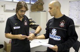 Durante o treino do Corinthians realizado esta tarde no Parque Ecolgico do Tiete. O prximo jogo ser contra o Botafogo no Maracan, domingo, 17/05 a noite, pelo Campeonato Brasileiro de 2009