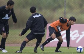 Durante o treino do Corinthians realizado esta tarde no Parque Ecolgico do Tiete. O prximo jogo ser contra o Botafogo no Maracan, domingo, 17/05 a noite, pelo Campeonato Brasileiro de 2009