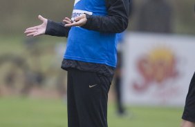 Durante o treino do Corinthians realizado esta tarde no Parque Ecolgico do Tiete. O prximo jogo ser contra o Botafogo no Maracan, domingo, 17/05 a noite, pelo Campeonato Brasileiro de 2009