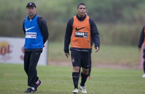 Durante o treino do Corinthians realizado esta tarde no Parque Ecolgico do Tiete. O prximo jogo ser contra o Botafogo no Maracan, domingo, 17/05 a noite, pelo Campeonato Brasileiro de 2009