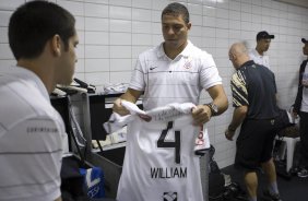 BOTAFOGO/RJ X CORINTHIANS/SP - nos vestirios antes da partida realizada esta noite no estdio do Engenho, vlido pelo Campeonato Brasileiro de 2009