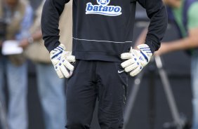 Durante o treino do Corinthians realizado na esta tarde em General Severiano, sede do Botafogo, no Rio de Janeiro. O prximo jogo ser contra o Fluminense no Maracan, quarta-feira, 20/05 a noite, no jogo de volta das quartas de final da Copa do Brasil 2009