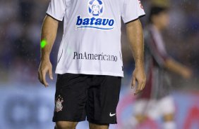 FLUMINENSE/RJ X CORINTHIANS/SP - Ronaldo em um lance da partida realizada esta noite no estdio do Maracan, vlida pela deciso nas oitavas de final da Copa do Brasil 2009