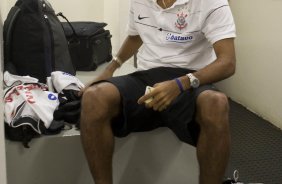 CORINTHIANS/SP X BARUERI/SP - nos vestiários antes da partida realizada esta noite no estádio do Pacaembu, válida pelo Campeonato Brasileiro de 2009