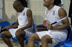 VASCO/RIO DE JANEIRO X CORINTHIANS/SAO PAULO - nos vestirios antes da partida realizada esta noite no estdio do Maracan, na primeira partida das semi finais da Copa do Brasil 2009