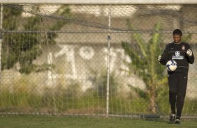 Durante o treino do Corinthians realizado na esta tarde no Parque Ecolgico do Tiete. O prximo jogo ser contra o Vasco da Gama, quarta-feira, 03/06, a noite, no Pacaembu, no segundo jogo das semifinais da Copa do Brasil 2009