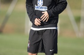 Durante o treino do Corinthians realizado na esta tarde no Parque Ecolgico do Tiete. O prximo jogo ser contra o Vasco da Gama, amanh, quarta-feira, 03/06, a noite, no Pacaembu, no segundo jogo das semifinais da Copa do Brasil 2009