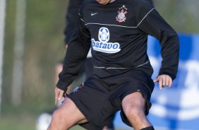 Durante o treino do Corinthians realizado na esta tarde no Parque Ecolgico do Tiete. O prximo jogo ser contra o Vasco da Gama, amanh, quarta-feira, 03/06, a noite, no Pacaembu, no segundo jogo das semifinais da Copa do Brasil 2009