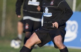 Durante o treino do Corinthians realizado na esta tarde no Parque Ecolgico do Tiete. O prximo jogo ser contra o Vasco da Gama, amanh, quarta-feira, 03/06, a noite, no Pacaembu, no segundo jogo das semifinais da Copa do Brasil 2009