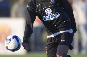 Durante o treino do Corinthians realizado na esta tarde no Parque Ecolgico do Tiete. O prximo jogo ser contra o Vasco da Gama, amanh, quarta-feira, 03/06, a noite, no Pacaembu, no segundo jogo das semifinais da Copa do Brasil 2009