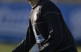 Durante o treino do Corinthians realizado na esta tarde no Parque Ecolgico do Tiete. O prximo jogo ser contra o Vasco da Gama, amanh, quarta-feira, 03/06, a noite, no Pacaembu, no segundo jogo das semifinais da Copa do Brasil 2009