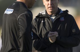 Durante o treino do Corinthians realizado na esta tarde no Parque Ecolgico do Tiete. O prximo jogo ser contra o Vasco da Gama, amanh, quarta-feira, 03/06, a noite, no Pacaembu, no segundo jogo das semifinais da Copa do Brasil 2009