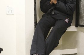 CORINTHIANS/SP X VASCO DA GAMA/RJ - nos vestiários antes da partida realizada esta noite no estádio do Pacaembu, válida pelo jogo de volta e decidindo a vaga na semifinal da Copa do Brasil 2009