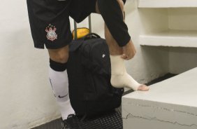 CORINTHIANS/SP X VASCO DA GAMA/RJ - nos vestiários antes da partida realizada esta noite no estádio do Pacaembu, válida pelo jogo de volta e decidindo a vaga na semifinal da Copa do Brasil 2009