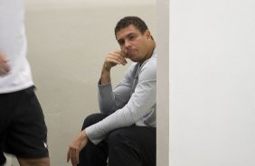 CORINTHIANS/SP X VASCO DA GAMA/RJ - nos vestiários antes da partida realizada esta noite no estádio do Pacaembu, válida pelo jogo de volta e decidindo a vaga na semifinal da Copa do Brasil 2009