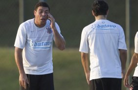 Durante o treino do Corinthians realizado esta tarde no SPA SPORT RESORT, na cidade de Itu, interior de So Paulo. O prximo jogo ser contra o Goias/GO, domingo, 14/06, a tarde, no estdio Serra Dourada em Goiania, pelo Campeonato Brasileiro de 2009