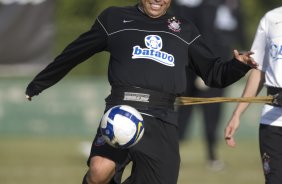 Durante o treino do Corinthians realizado esta tarde no SPA SPORT RESORT, na cidade de Itu, interior de So Paulo. O prximo jogo ser contra o Goias/GO, domingo, 14/06, a tarde, no estdio Serra Dourada em Goiania, pelo Campeonato Brasileiro de 2009