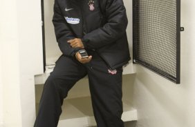 CORINTHIANS/SP X INTERNACIONAL/RS -  nos vestirios antes da partida realizada esta noite no estdio do Pacaembu, zona oeste da cidade, na primeira partida da deciso da Copa do Brasil 2009