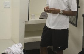 CORINTHIANS/SP X SAO PAULO/SP - nos vestiários antes da partida realizada esta noite no estádio do Pacaembu, zona oeste da cidade, válida pelo primeiro turno do Campeonato Brasileiro de 2009