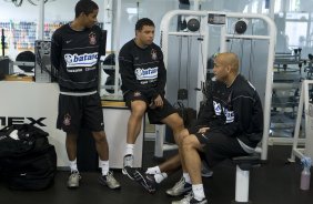 Durante o treino fsico do Corinthians realizado esta manh na Academia Swimex, em Curitiba. O prximo jogo ser contra Internacional/RS, dia 01/07, quarta-feira a noite, no Beira-Rio, na deciso da Copa do Brasil 2009