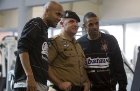 Durante o treino fsico do Corinthians realizado esta manh na Academia Swimex, em Curitiba. O prximo jogo ser contra Internacional/RS, dia 01/07, quarta-feira a noite, no Beira-Rio, na deciso da Copa do Brasil 2009